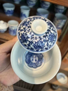 Scrolling Lotus Tea Set — view 7