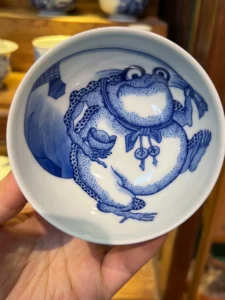 Golden Toad Tea Cup — view 2