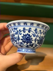 Scrolling Lotus Tea Cup — view 3