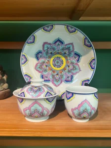 Lotus Medallion Tea Set — view 2
