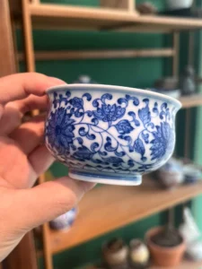 Scrolling Lotus Tea Cup — view 2