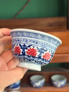 Scrolling Lotus Tea Cup — view 7